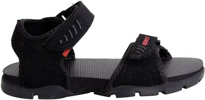 Sparx Men Black Sandals