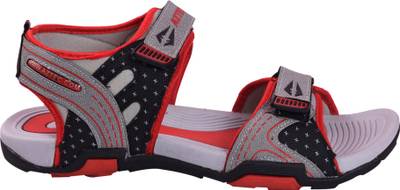 Aztec Men Grey, Red Sandals