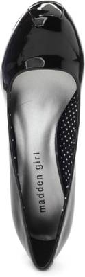 Madden Girl Women Black Patent Heels