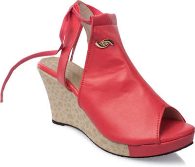 

CUTE FEET Women Pink Wedges