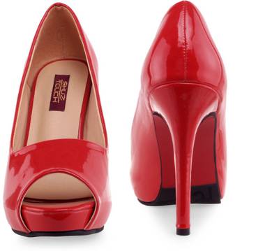 Shuz Touch Women Peach Heels