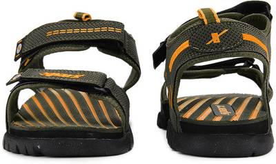 Sparx Men Olive Yellow � Olive Green Sports Sandals
