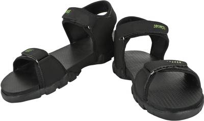 Kraasa Men Black::Green Sandals