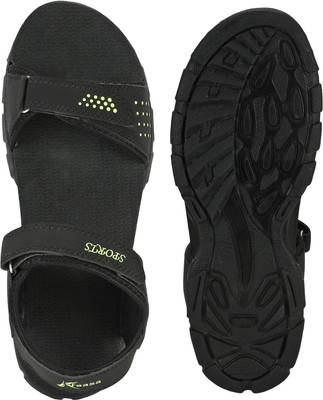 Kraasa Men Black::Green Sandals