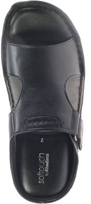 Khadim's Men Black Sandals
