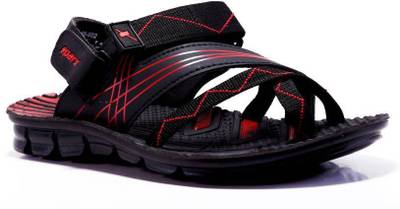 Sparx Men Black Red Sports Sandals