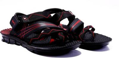 Sparx Men Black Red Sports Sandals