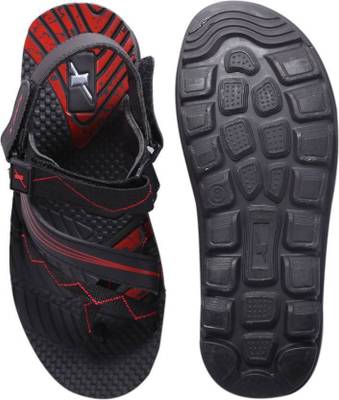 Sparx Men Black Red Sports Sandals