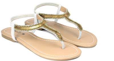 

Inc.5 Women SILVER Flats