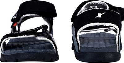 Sparx Men Black Grey Sports Sandals