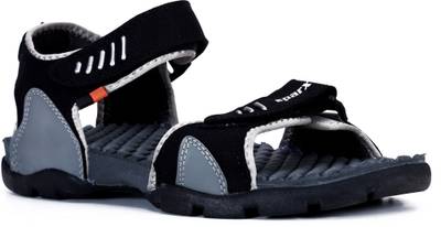 Sparx Men Black Grey Sports Sandals
