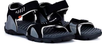 Sparx Men Black Grey Sports Sandals