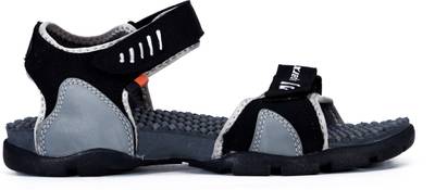 Sparx Men Black Grey Sports Sandals