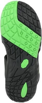 Fsports Men Black Fluorescent Green Sandals