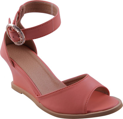 

Adorn Women Pink Wedges