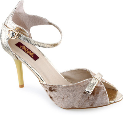 

Shuz Touch Women Golden Heels