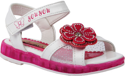 

Foot Candy Girls Sports Sandals(White