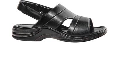 Hansx Men Black Sandals