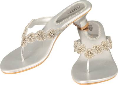 Glitz Women Beige Heels