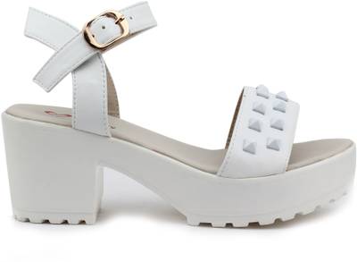 Shuberry Women White Heels