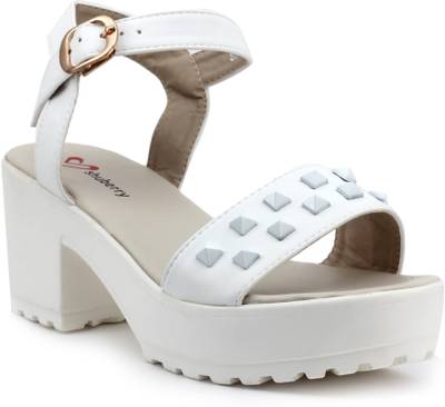 Shuberry Women White Heels