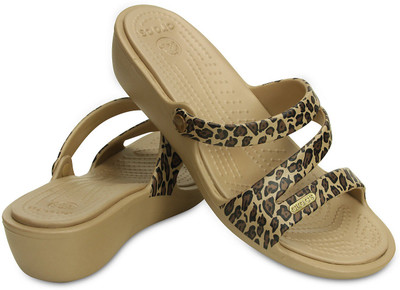 

Crocs Women Gold Wedges