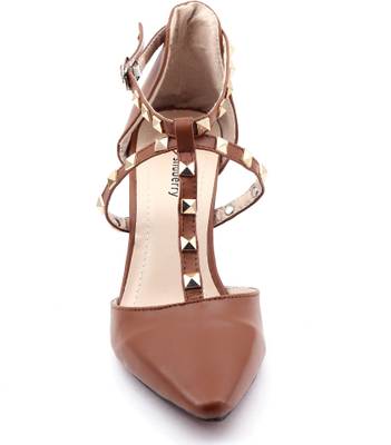 Shuberry Women Tan Heels
