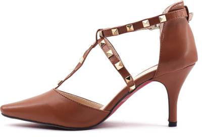 Shuberry Women Tan Heels