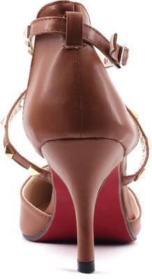 Shuberry Women Tan Heels