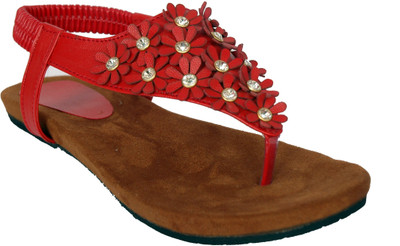

Bora Bora Women Red Flats