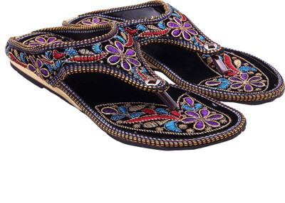 Handicraft Women Flats(Black , 41 Euro)