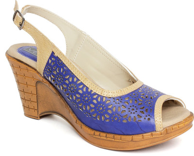 

Vendoz Women Blue Wedges