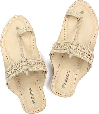 eKolhapuri Men Yellow Sandals