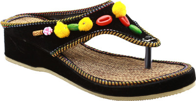 

Ridhi Sidhi Women Black Wedges