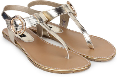 

Shezone Women Golden Flats