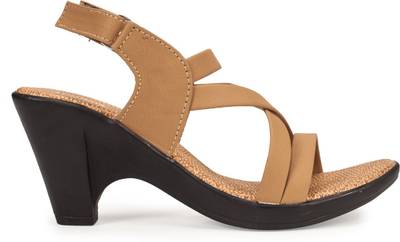 Khadim's Women Tan/Light Brown Heels