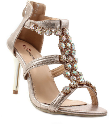 

Shuberry Women Gold Heels