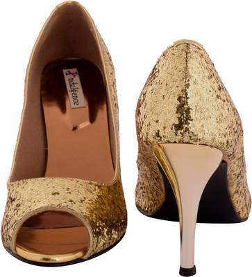 Indulgence Women Gold Heels
