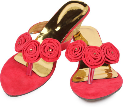 

Moonwalk Women Red Wedges
