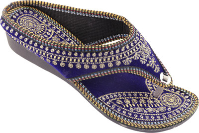Heavenfoot Girls Wedges(Blue