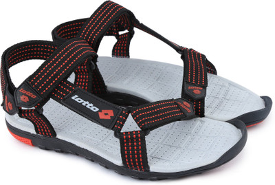 

Lotto Men Grey Red Sports Sandals