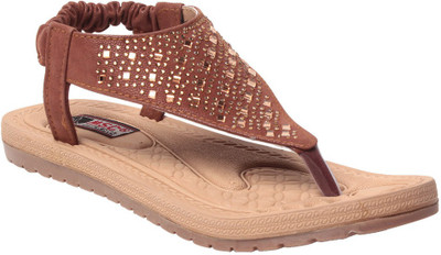

MSC Women Brown Flats