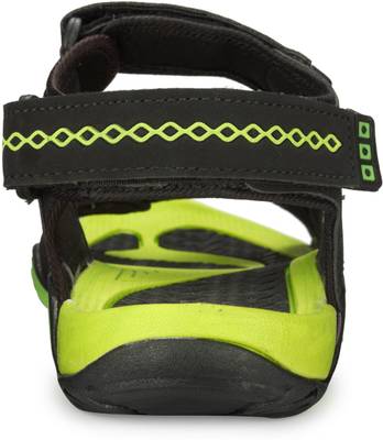 Corpus Men Black::Green Sandals