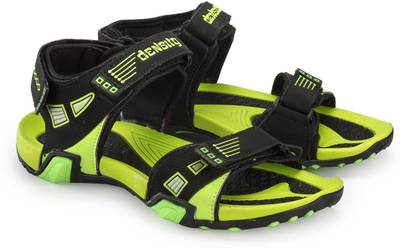 Corpus Men Black::Green Sandals
