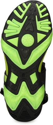 Corpus Men Black::Green Sandals