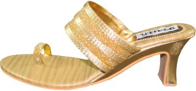 Faith Women Gold Heels