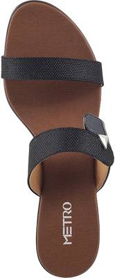 Metro Women 11,BLACK Heels