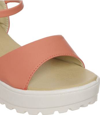 Bruno Manetti Women Orange Heels