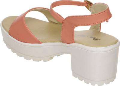 Bruno Manetti Women Orange Heels