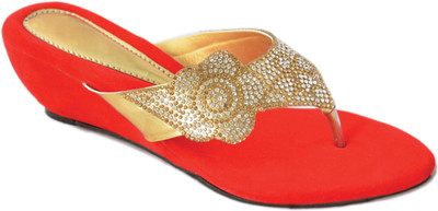 

Myra Women Red Wedges